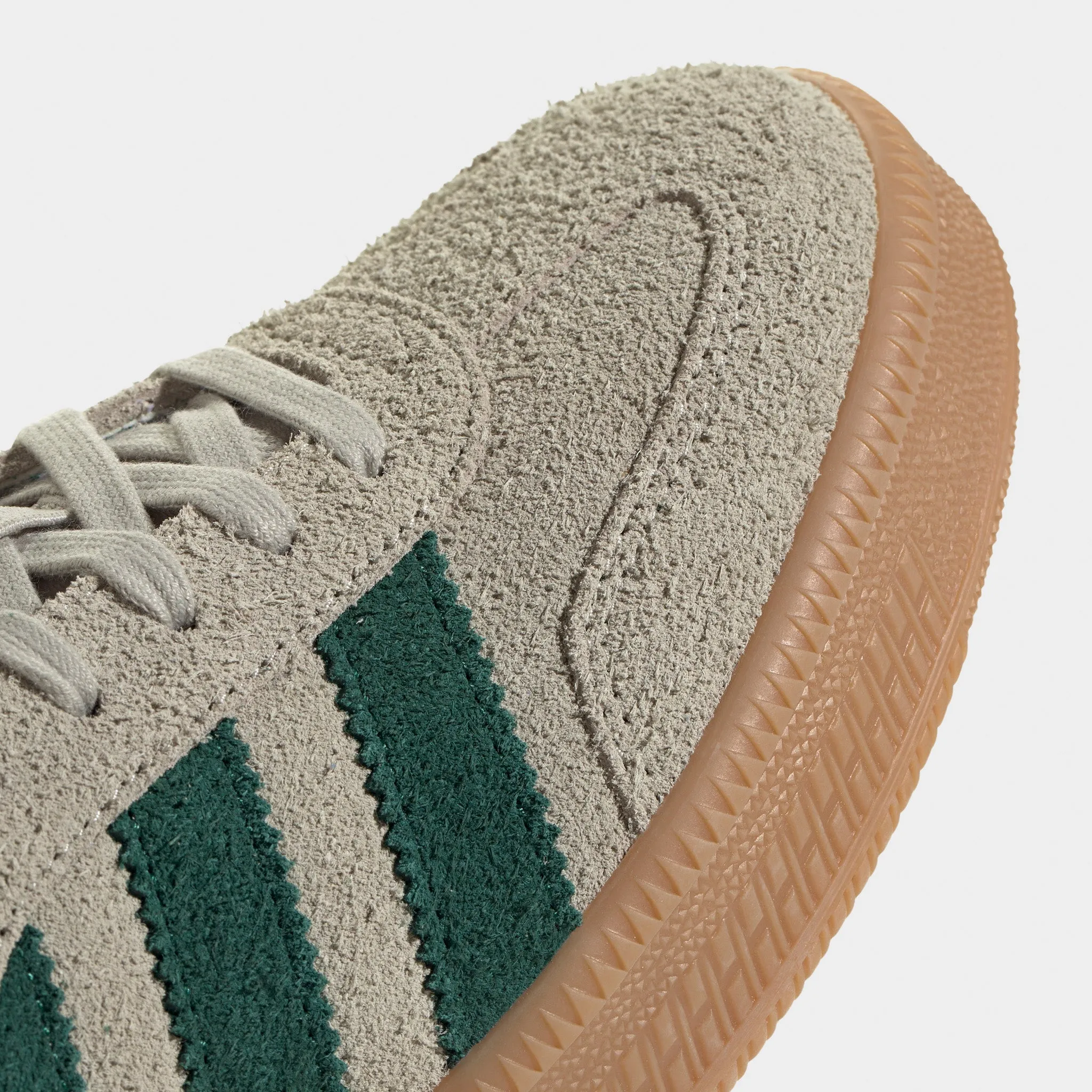 adidas Samba XLG Putty Grey / Collegiate Green - Gum
