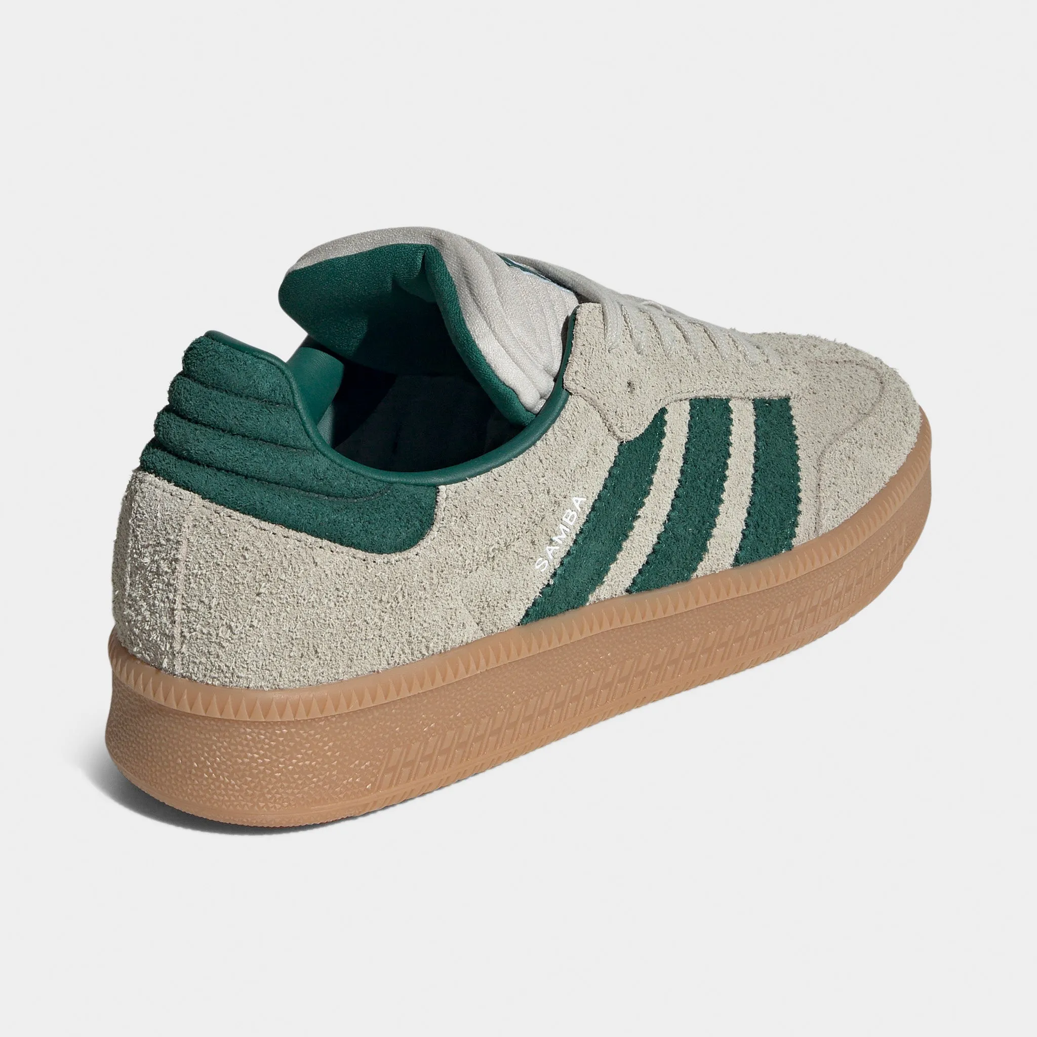 adidas Samba XLG Putty Grey / Collegiate Green - Gum