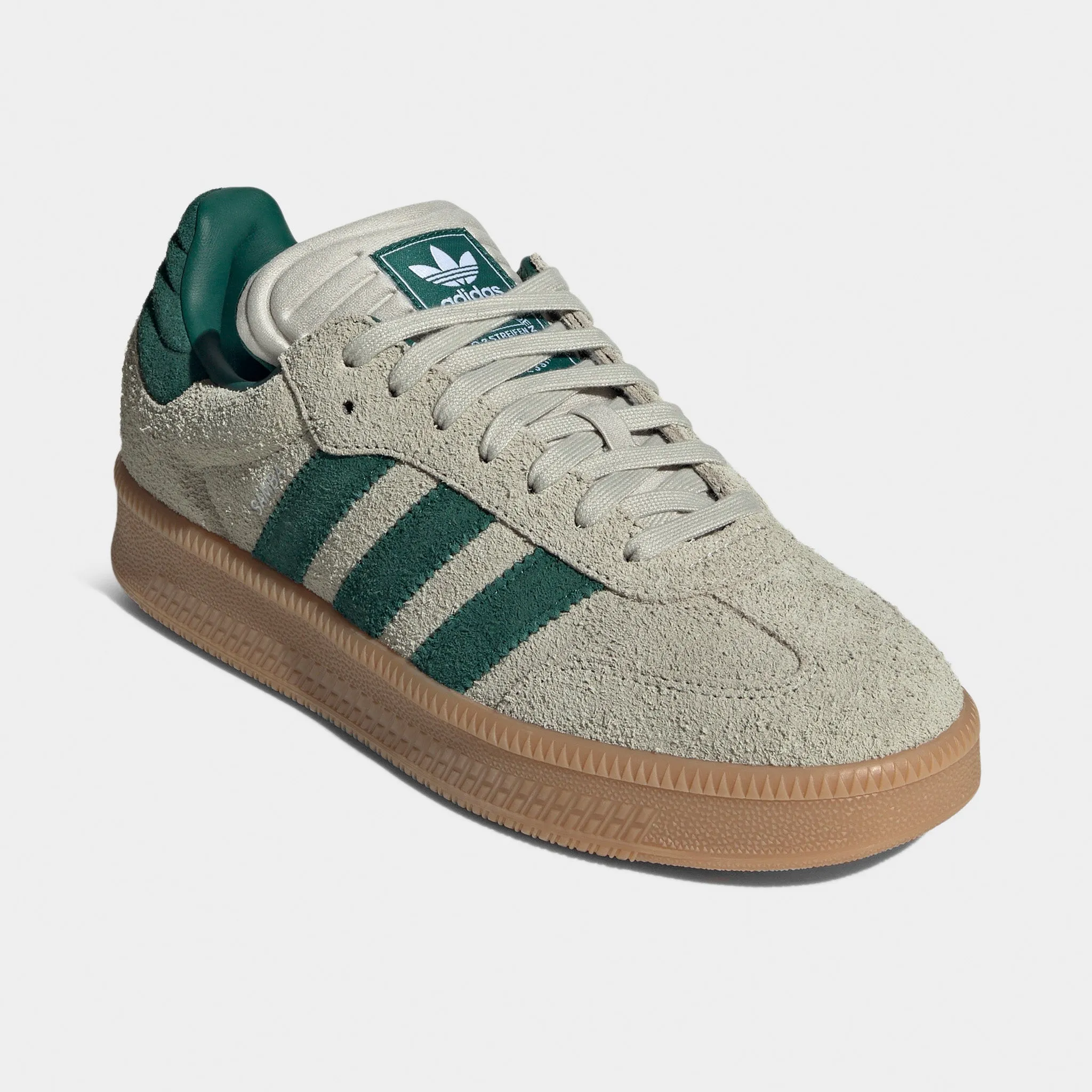 adidas Samba XLG Putty Grey / Collegiate Green - Gum
