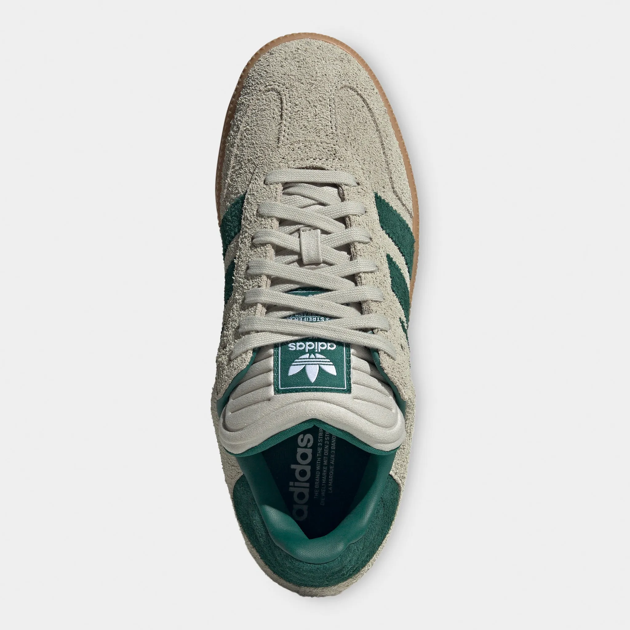 adidas Samba XLG Putty Grey / Collegiate Green - Gum