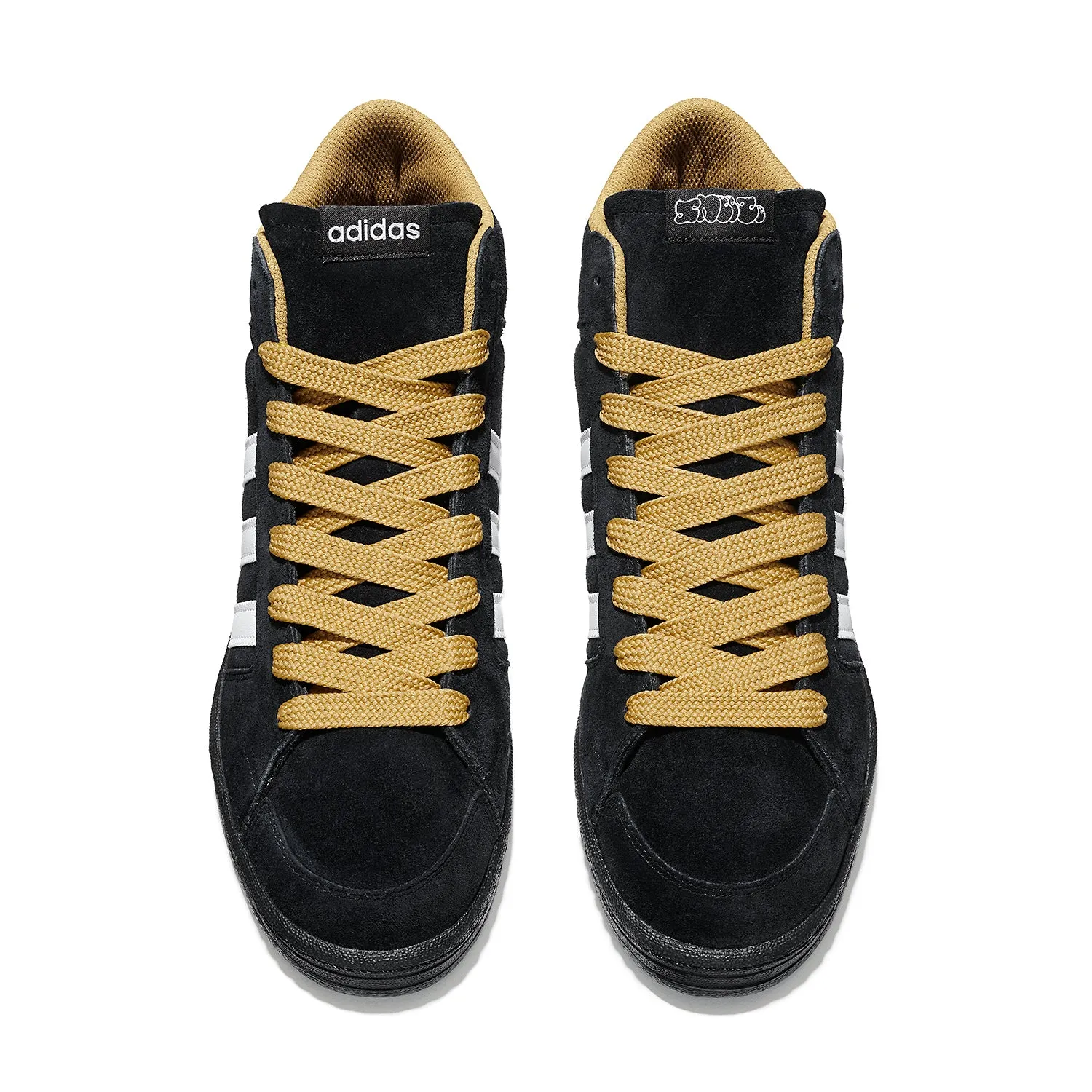 ADIDAS X SNEEZE SUPERSKATE CORE BLACK / FTWR WHITE / GOLDEN BEIGE