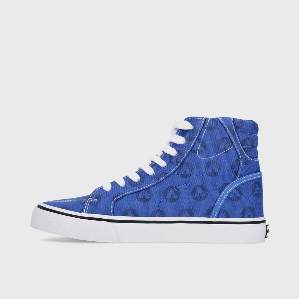 Airwalk Youth Aurora Ii Canvas Sneaker Blue/White _ 181595 _ Blue
