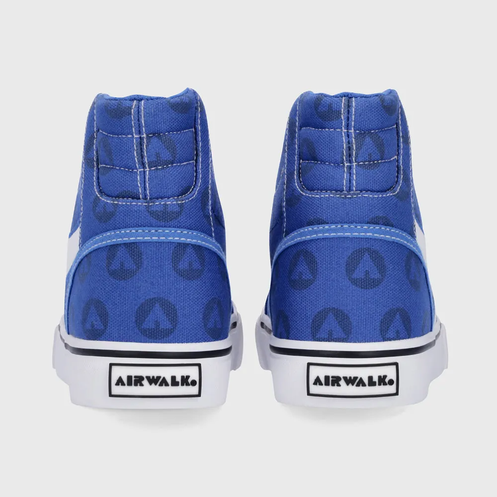 Airwalk Youth Aurora Ii Canvas Sneaker Blue/White _ 181595 _ Blue