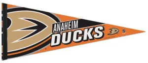 Anaheim Ducks Hockey Premium NHL Hockey Logo-Style Felt Pennant (2013-24 Style) - Wincraft