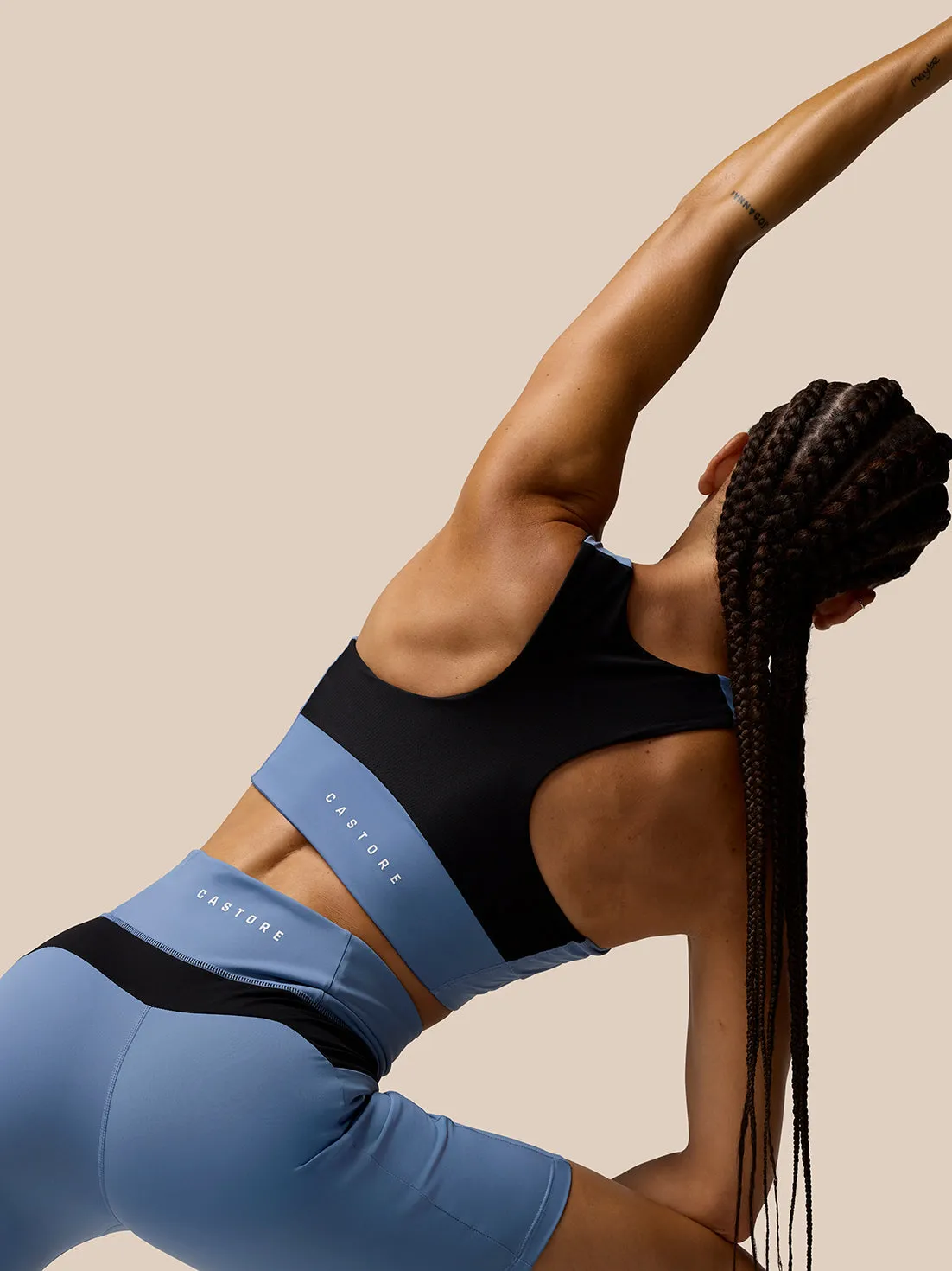 Apex Training Sports Bra - Light Blue