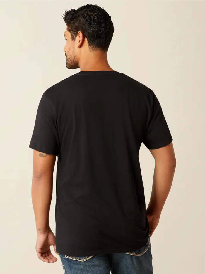 Ariat 10055156 Mens Southwestern Mexico T-Shirt Black