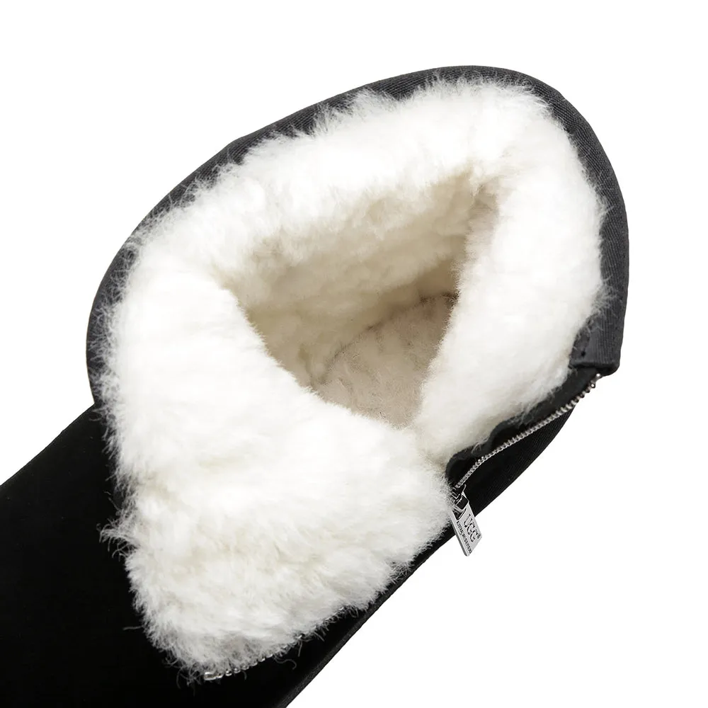 Australian Shepherd® Mini Ugg Boots with Side Zipper