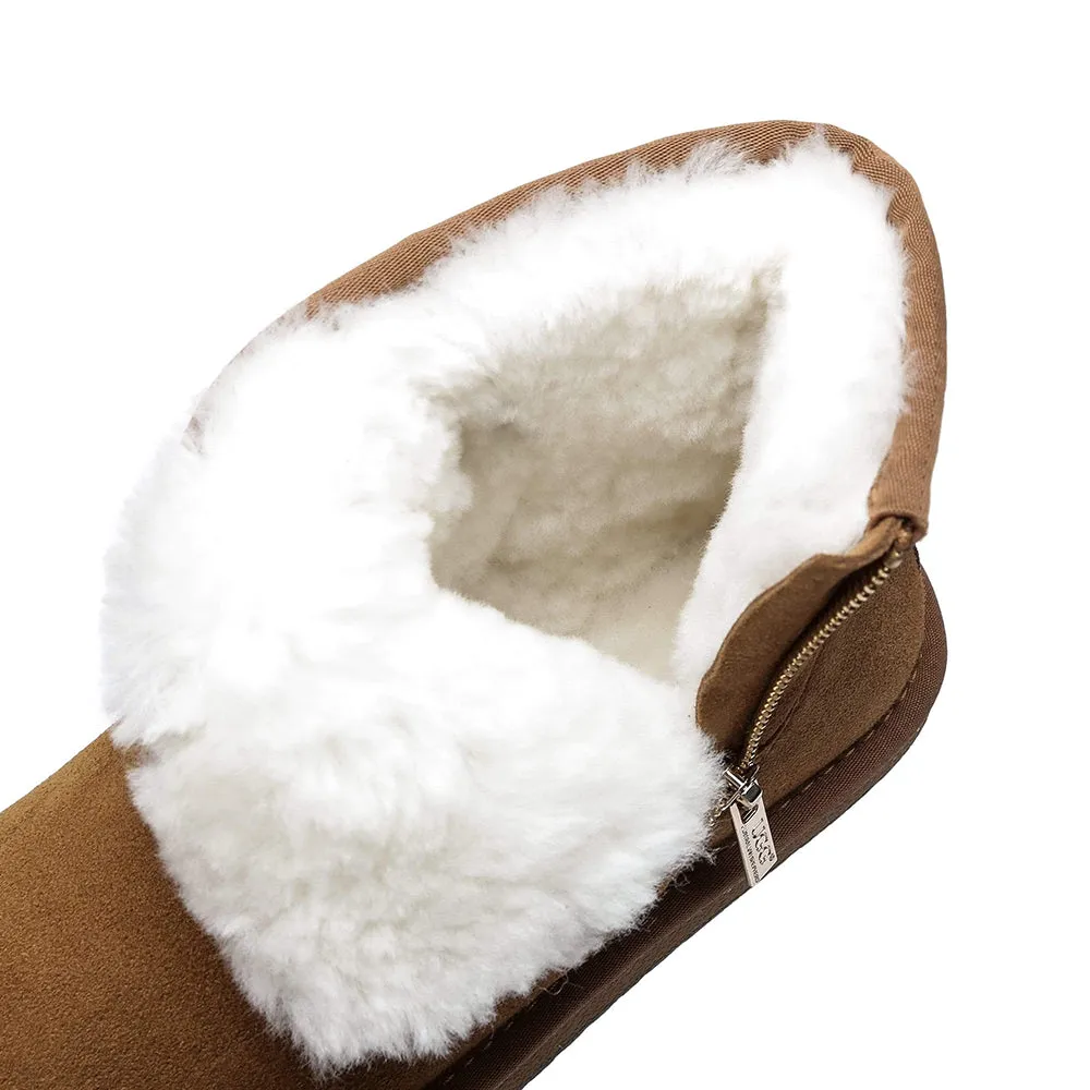 Australian Shepherd® Mini Ugg Boots with Side Zipper