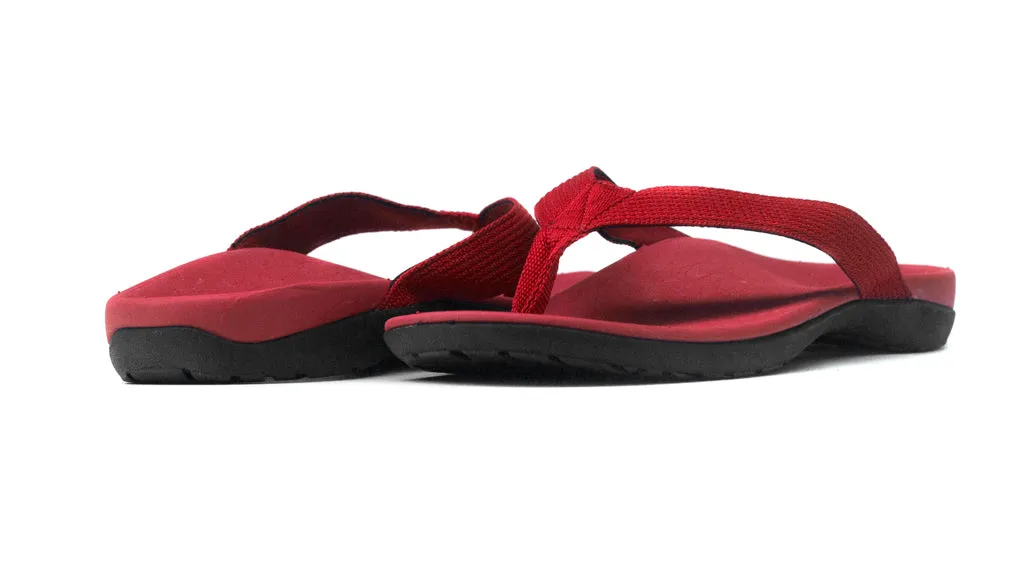 Axign Orthotic Flip Flops - Red