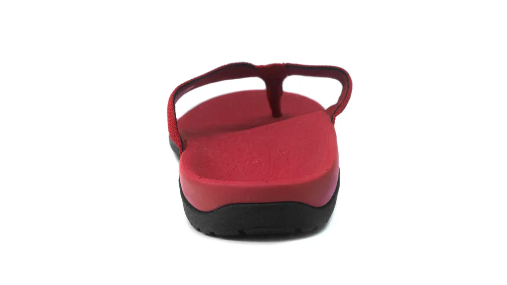 Axign Orthotic Flip Flops - Red