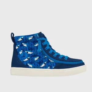 Billy Footwear - Blue Sharks Classic Lace High