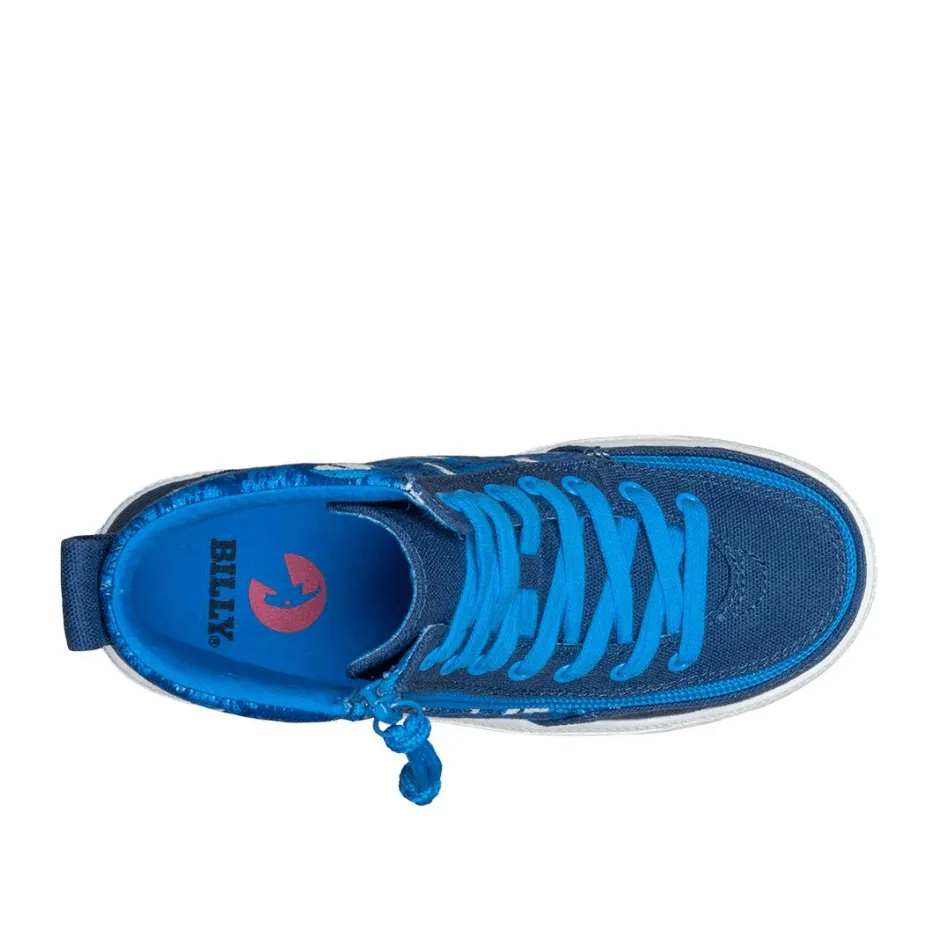 Billy Footwear - Blue Sharks Classic Lace High