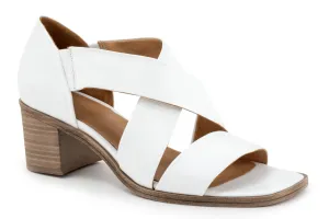 Bueno Women's Melana Sandals White Leather