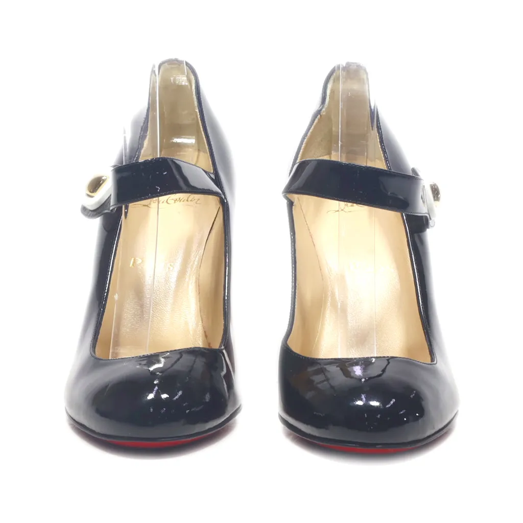 Christian Louboutin High-Heel Shoes Leather Black Colour For Women