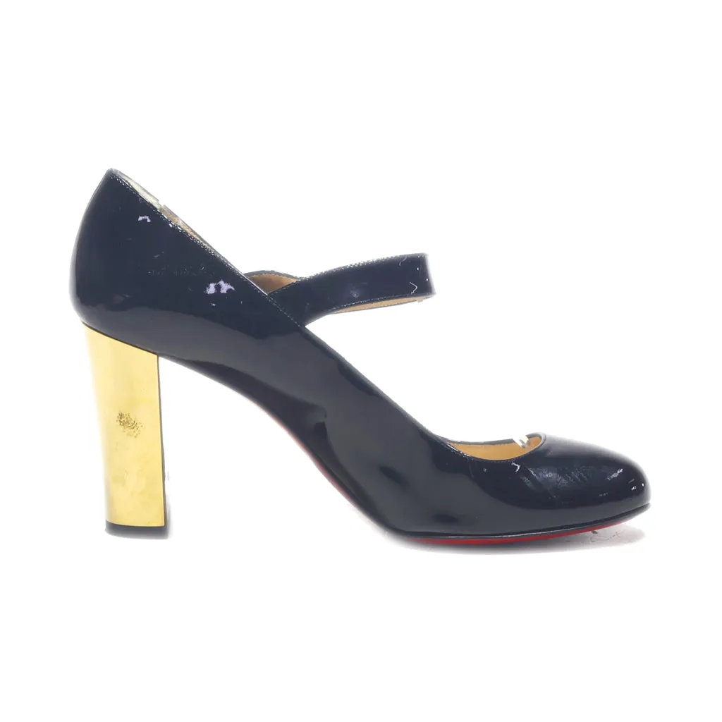Christian Louboutin High-Heel Shoes Leather Black Colour For Women