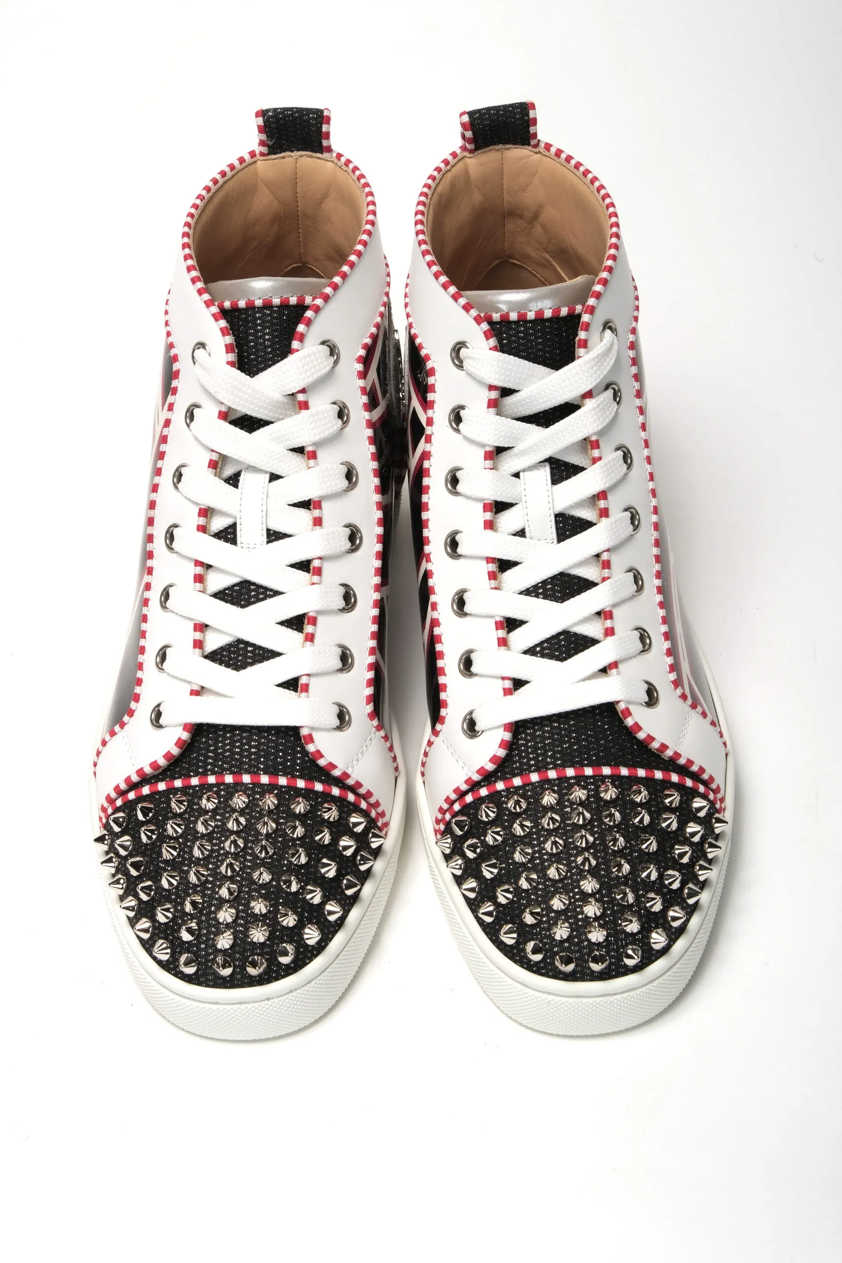 Christian Louboutin Multicolor Version Lou Spikes Orlato Flat Shoes