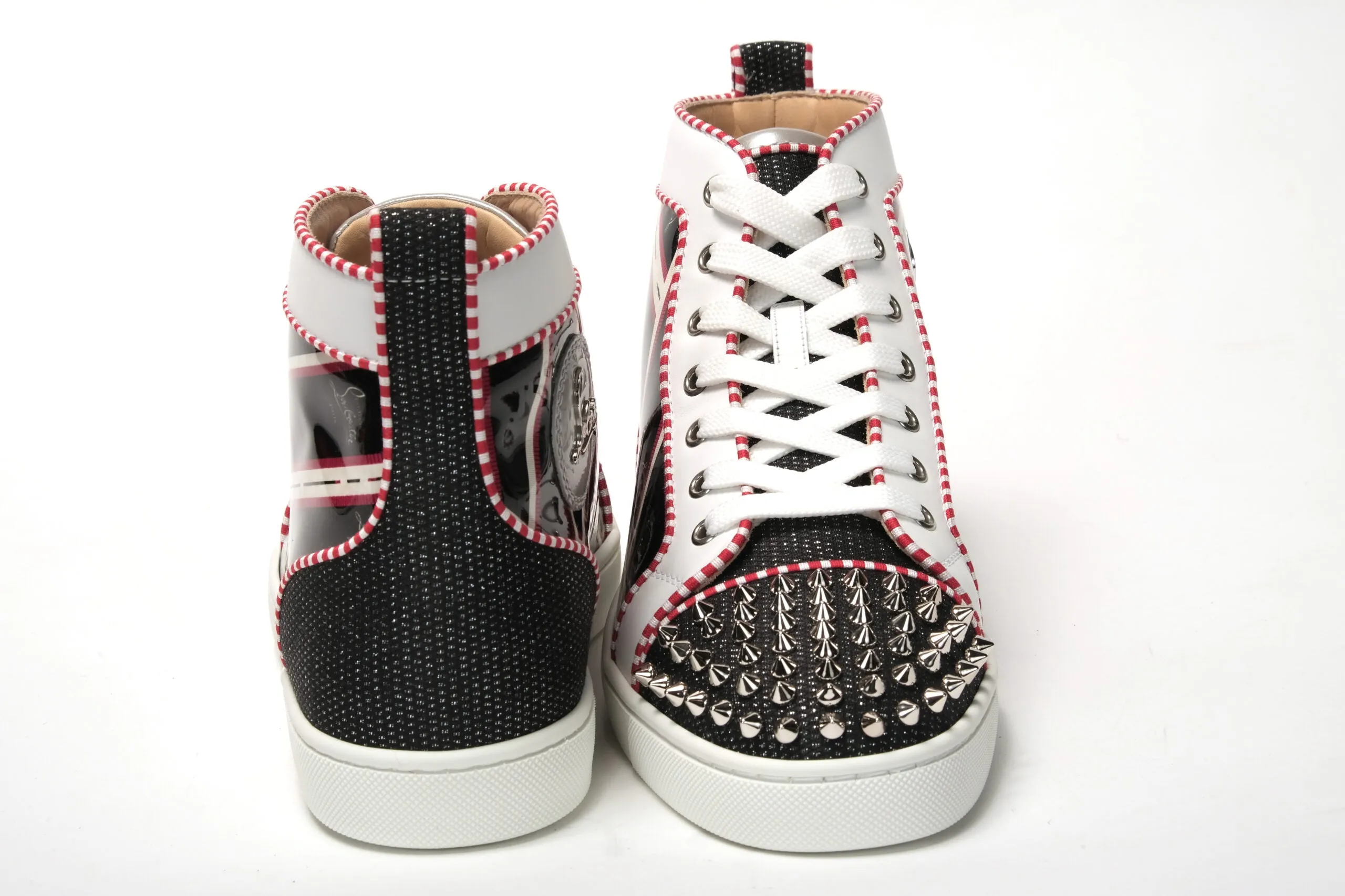Christian Louboutin Multicolor Version Lou Spikes Orlato Flat Shoes