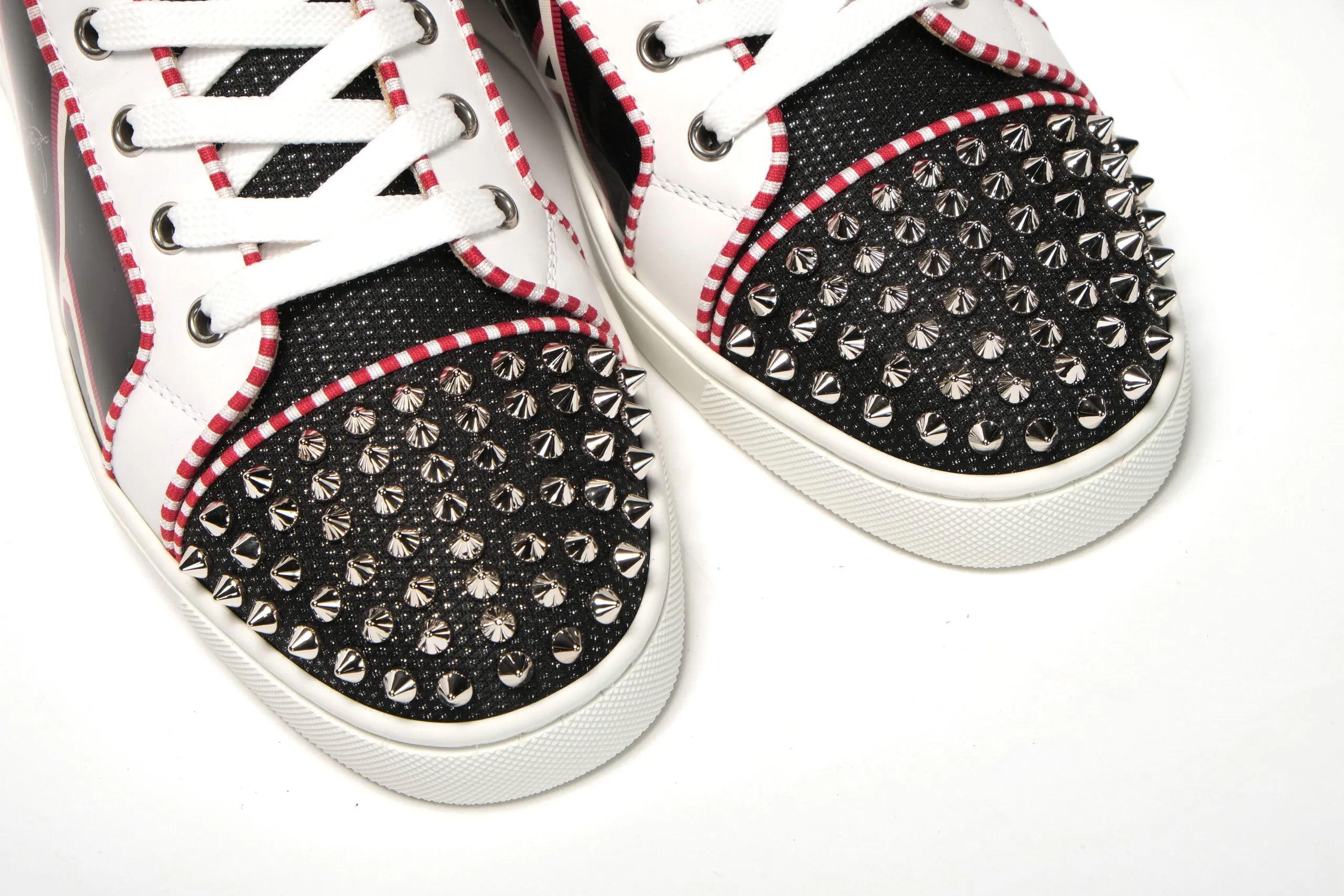 Christian Louboutin Multicolor Version Lou Spikes Orlato Flat Shoes