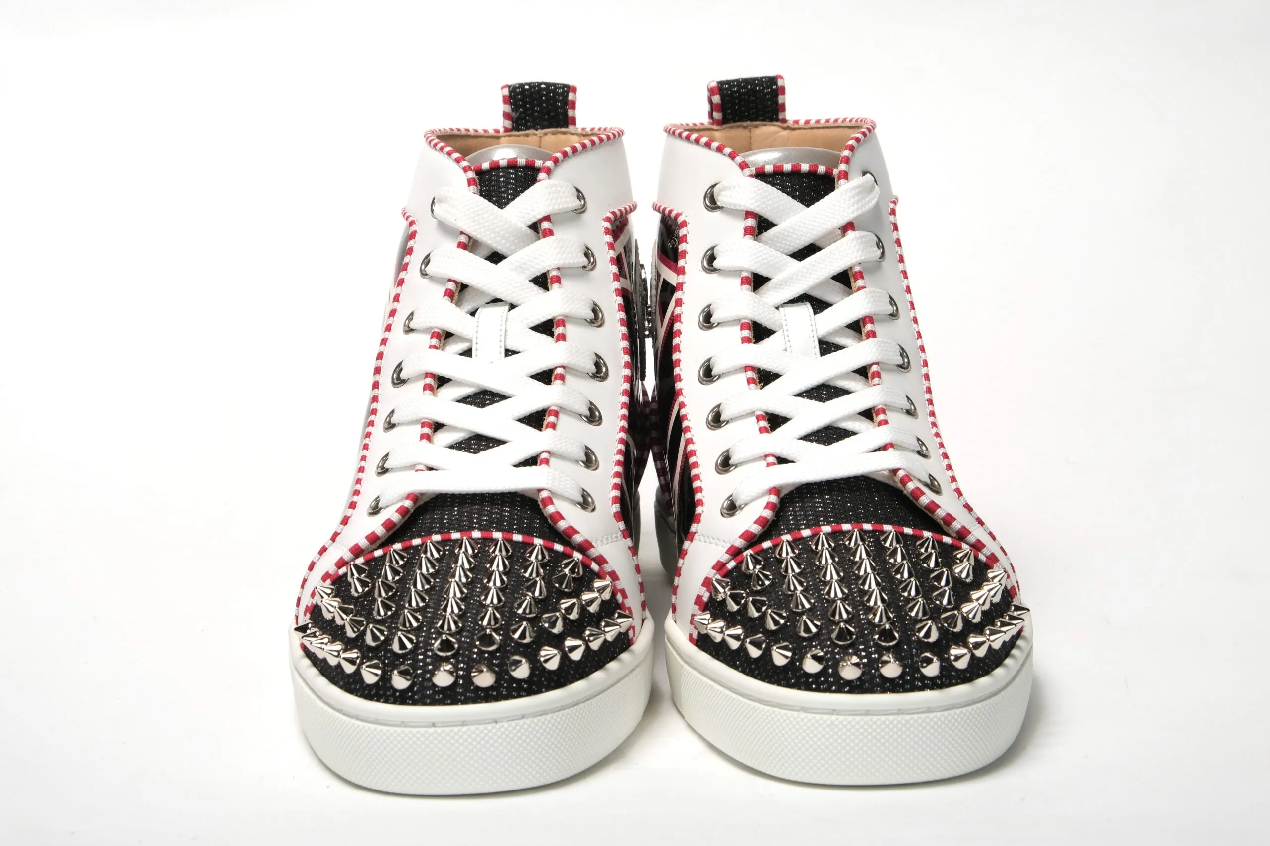 Christian Louboutin Multicolor Version Lou Spikes Orlato Flat Shoes
