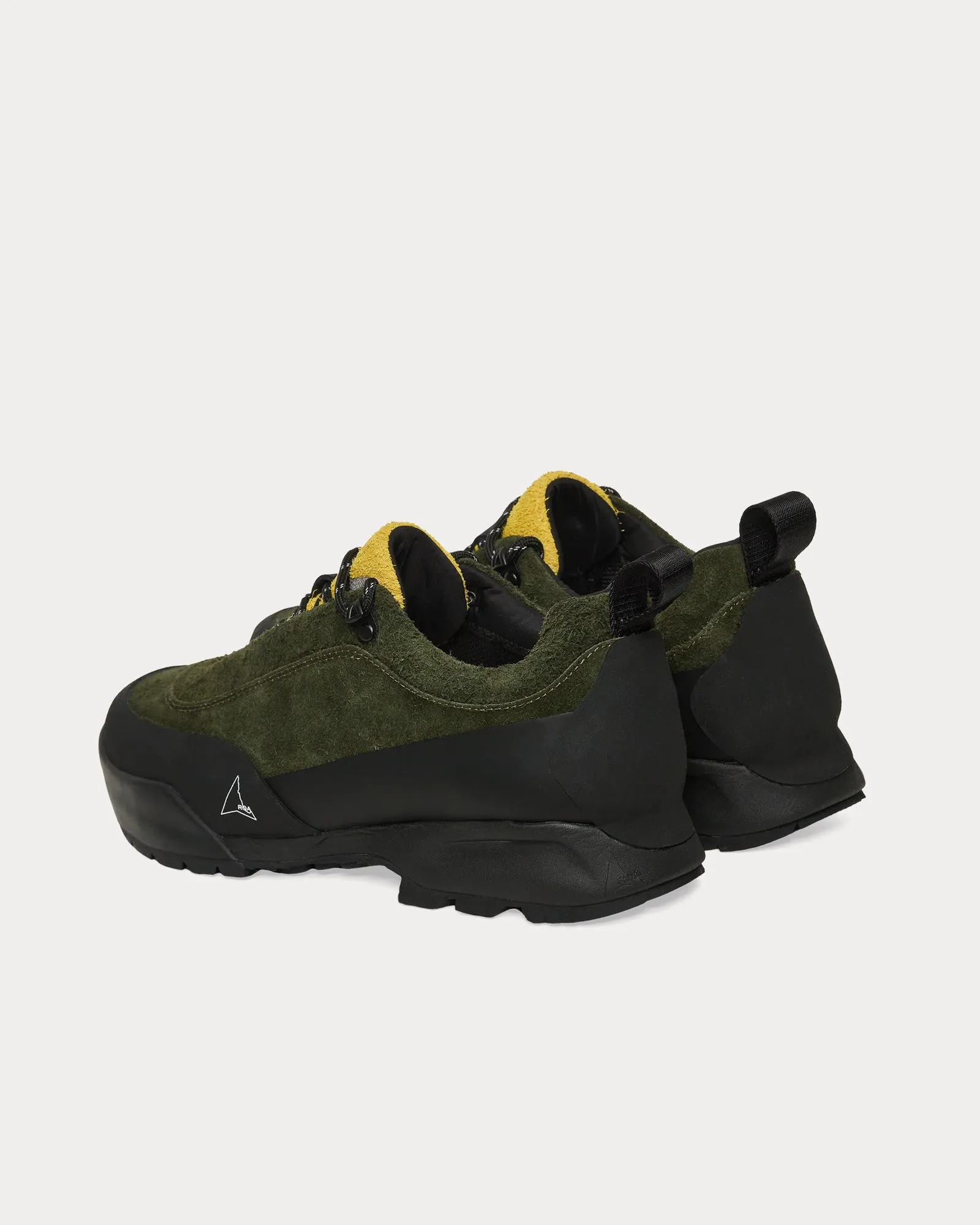 Cingino Olive / Yellow Low Top Sneakers
