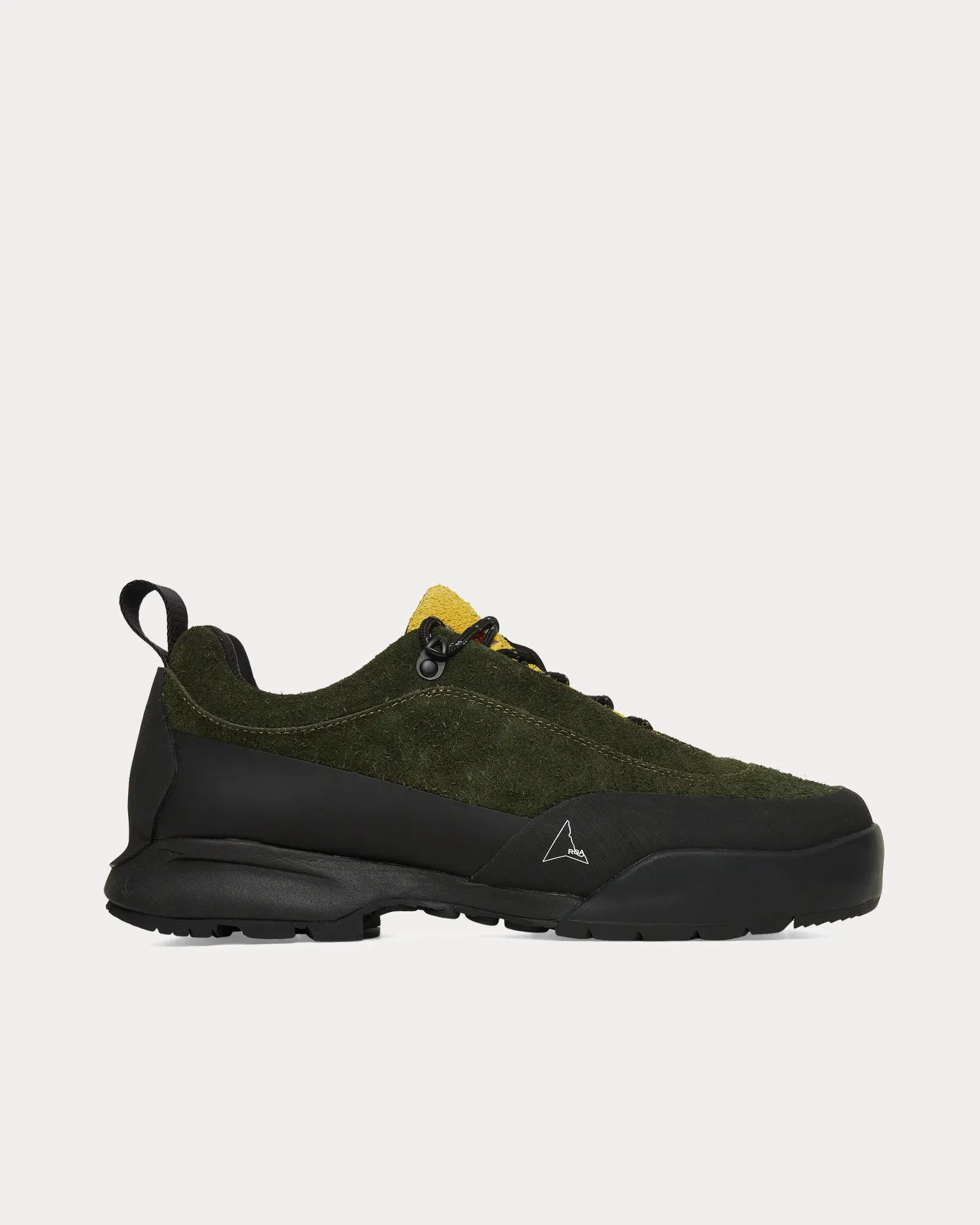 Cingino Olive / Yellow Low Top Sneakers