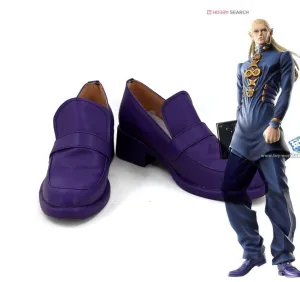 Comics Anime JoJo's Bizarre Adventure Mikitaka Hazekura Cosplay Shoes Boots Custom Made for Adult Men and Women Halloween Carnival