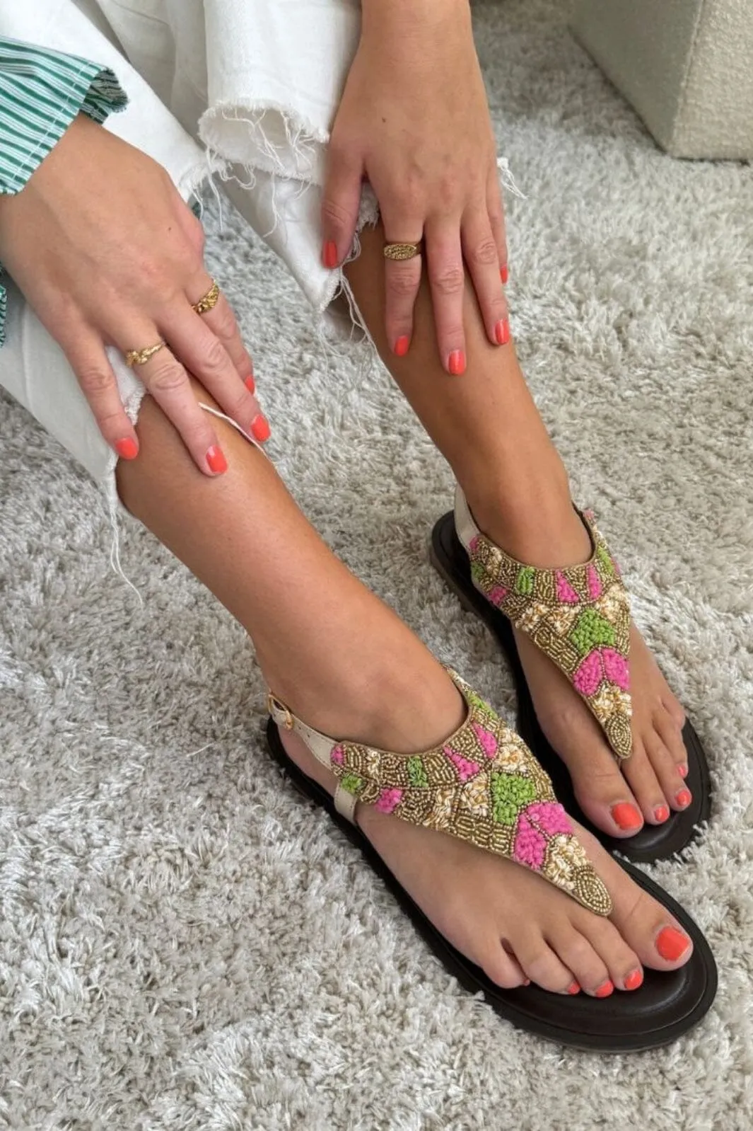 Copenhagen Shoes - Savannah - 196 Gold Multi