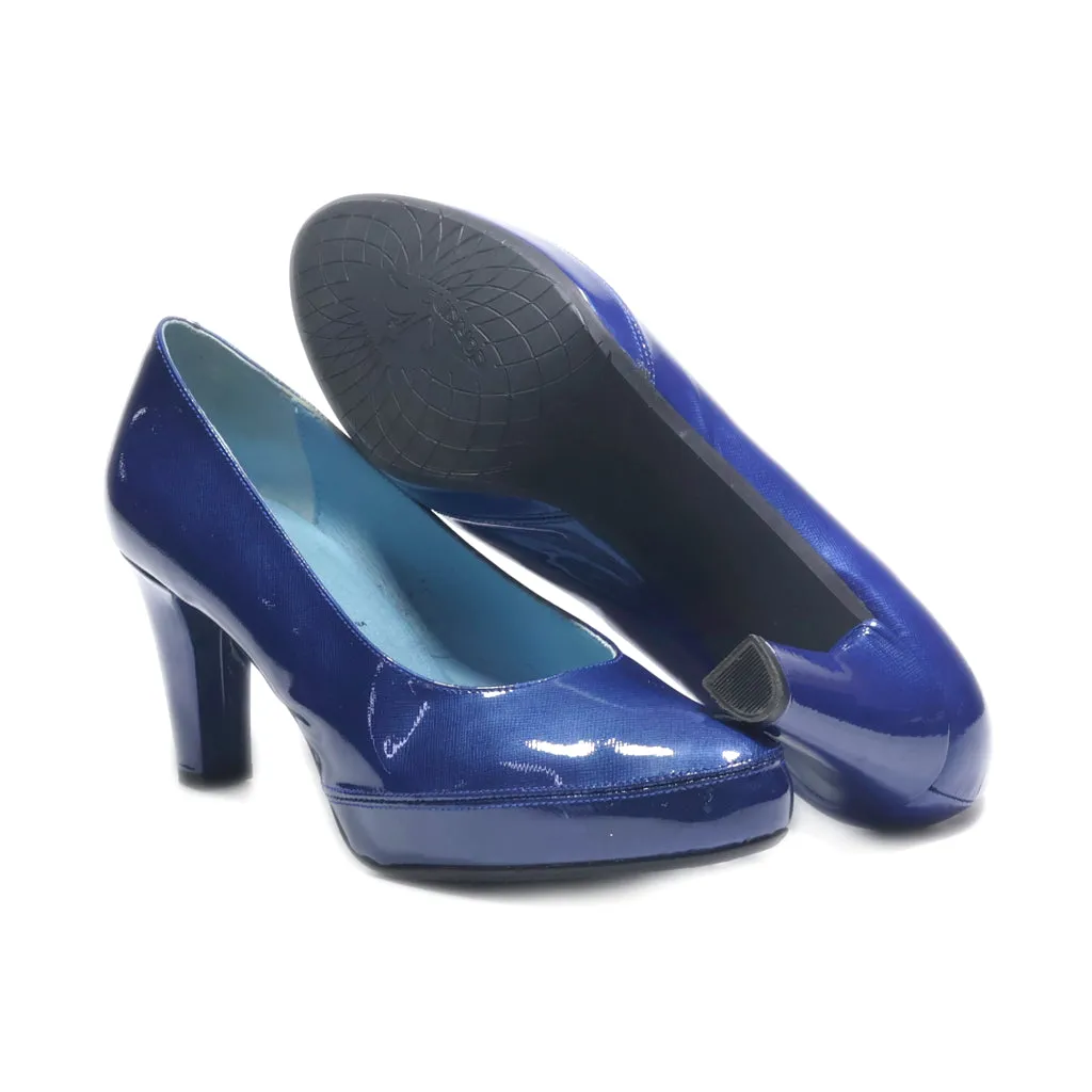 Dorking High-Heel Shoes Leather Blue Colour For Women