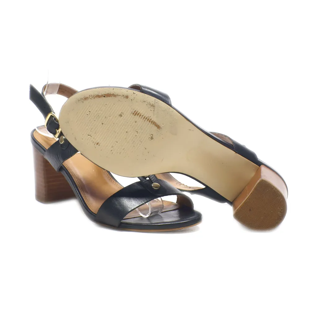 Dune London Mid-Heel Shoes Leather Black Colour For Women