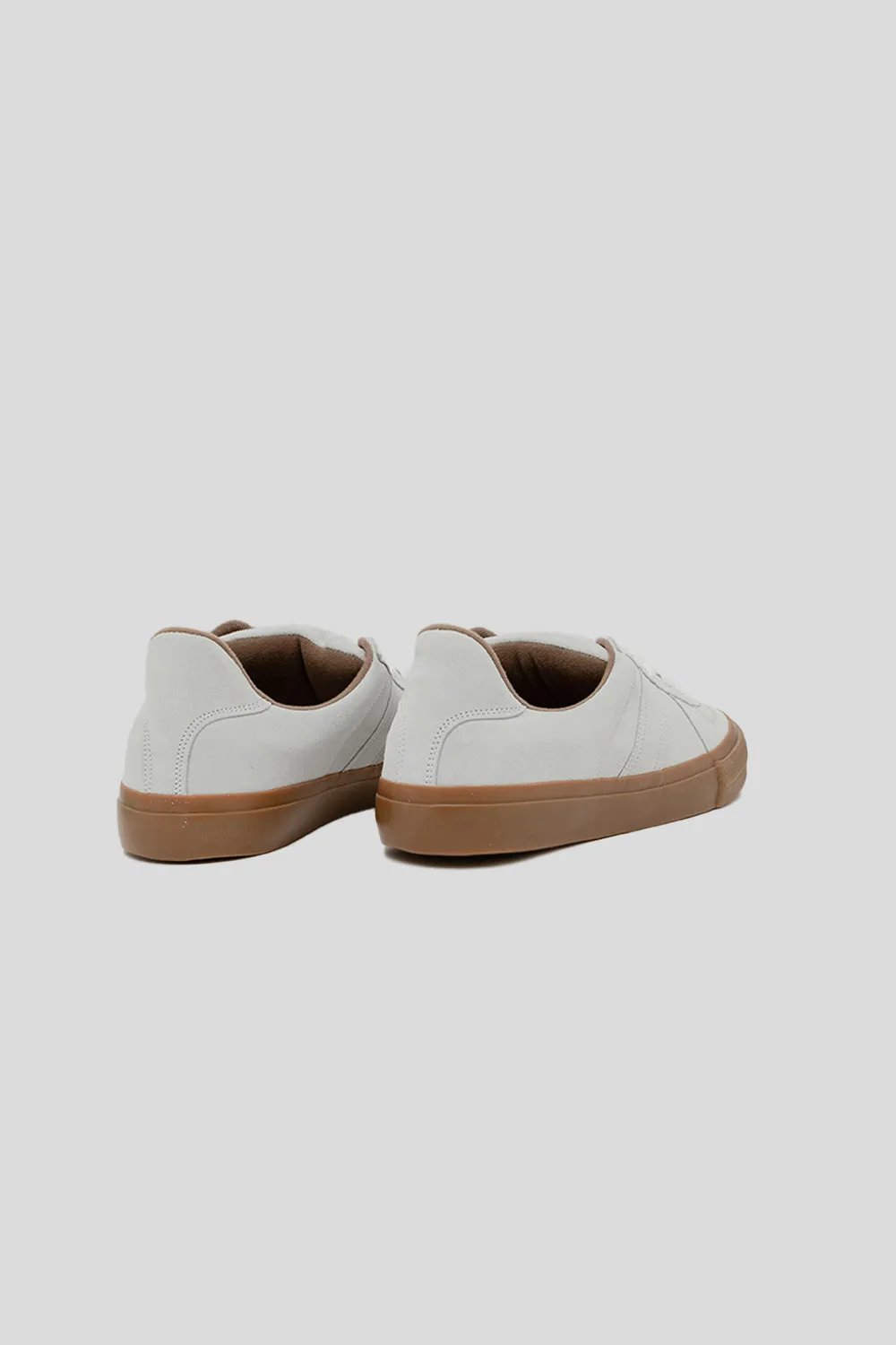 German Military Trainer "Skateboarding" - White Suede