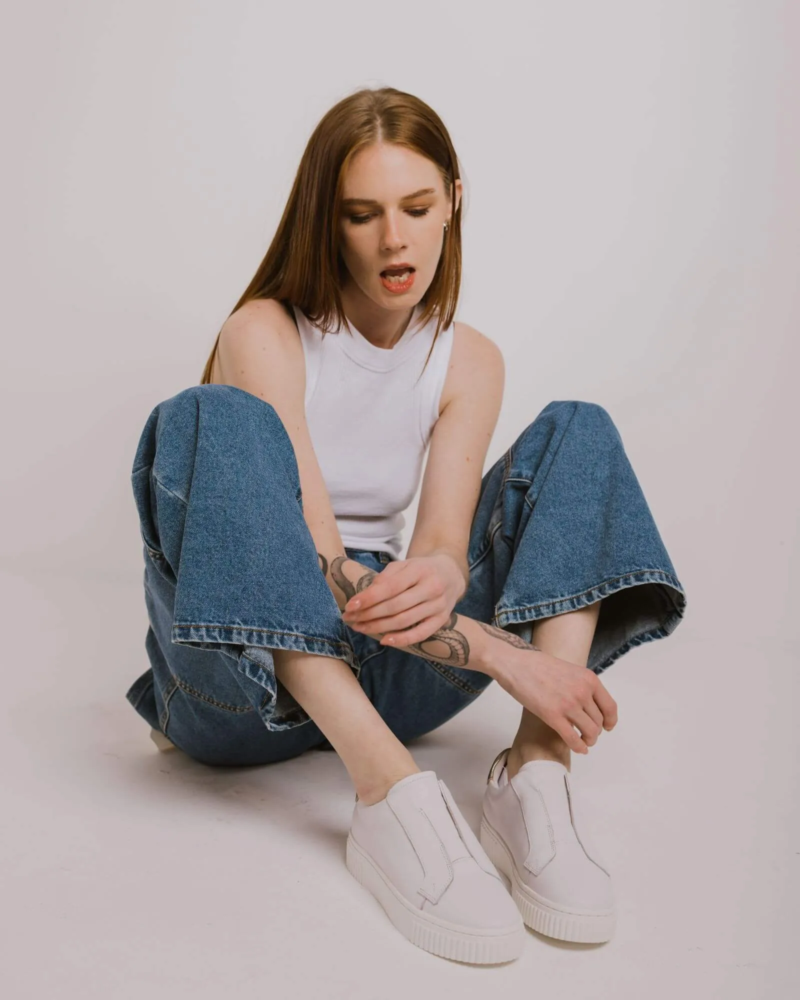 GIDDY SNEAKERS WHITE LEATHER