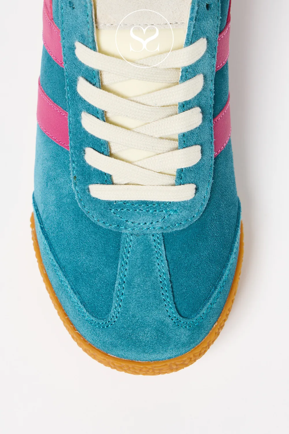 GOLA CLB538EK PEACOCK BLUE/FUCHSIA/YELLOW TRAINERS