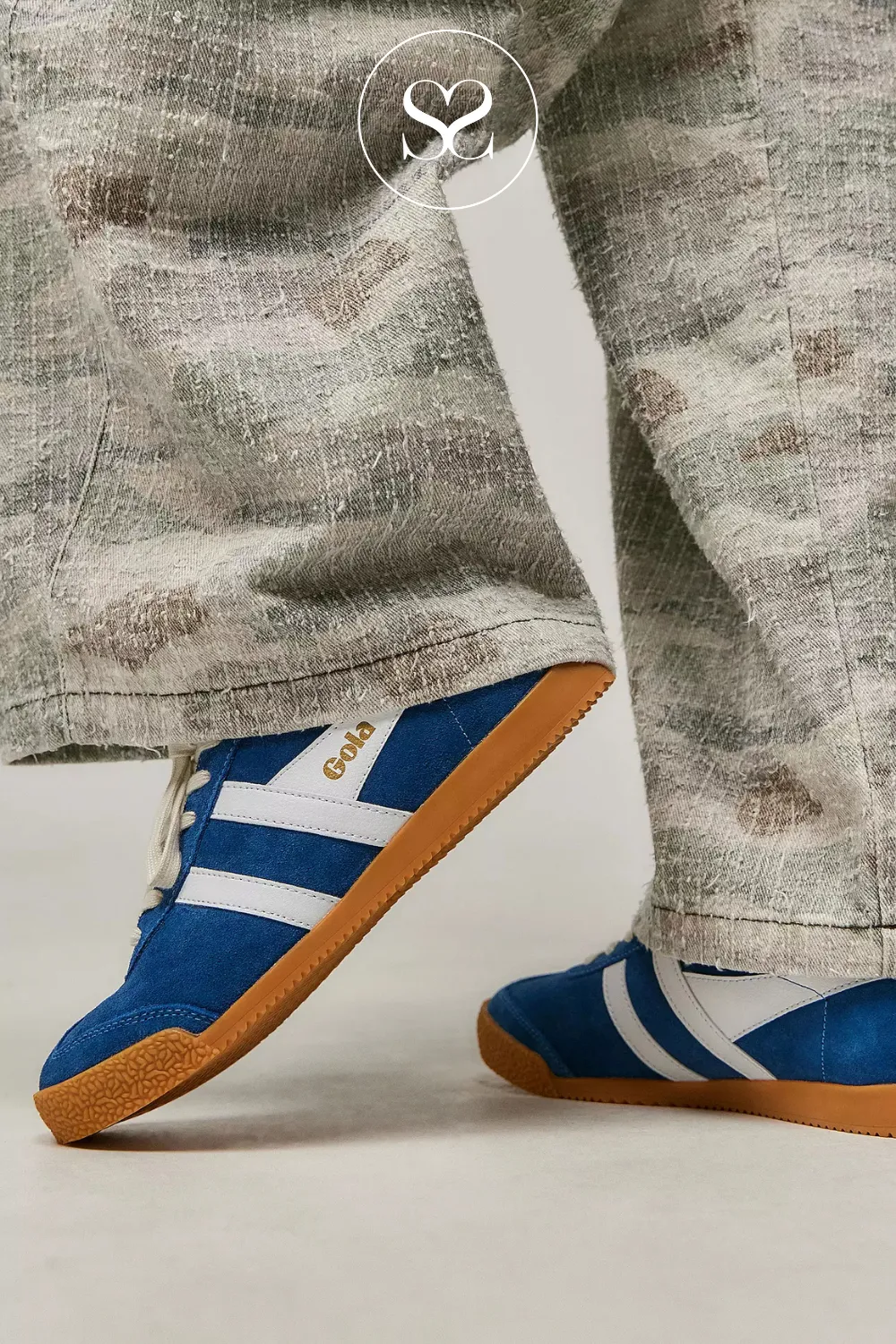 GOLA ELAN CLB538EW MARINE BLUE/WHITE TRAINERS