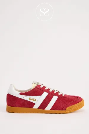 GOLA ELAN CLB538RW DEEP RED & WHITE TRAINERS