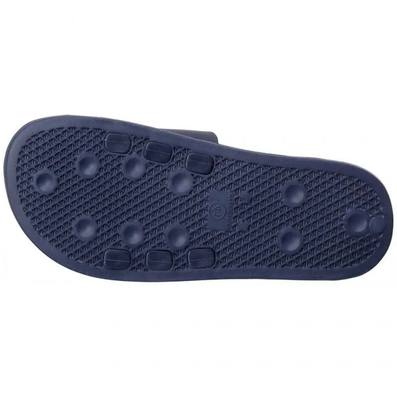 Kappa Unisex Krus Slides - White/Navy Blue