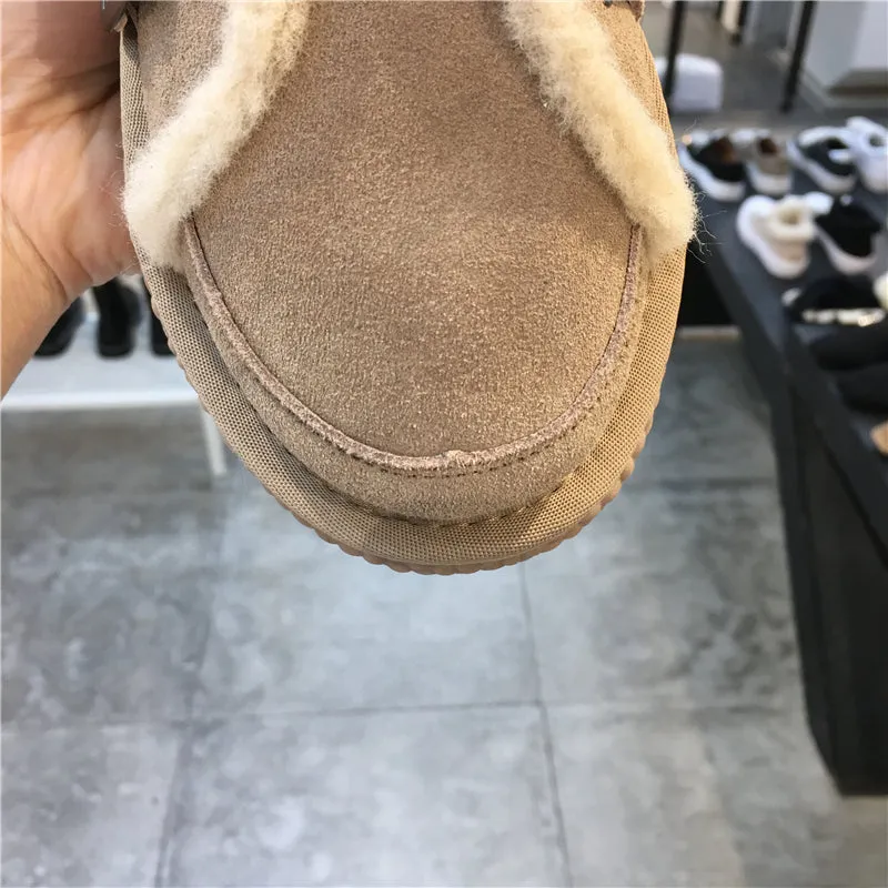LUXE SEVEN DESIGN COLD WEATHER LINED ANKLE BOOTS