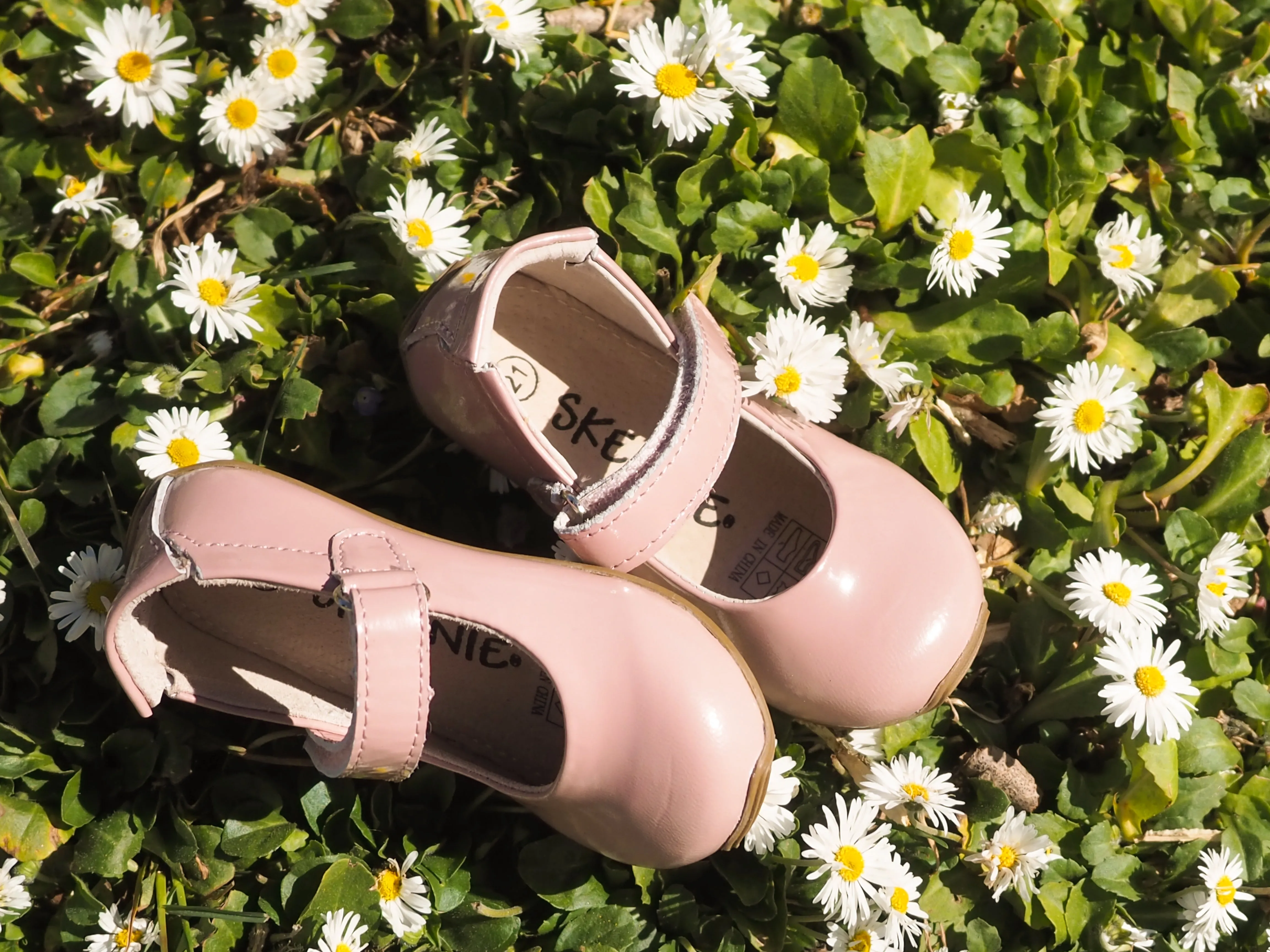 Mary-Jane Patent Leather Shoes - Pink