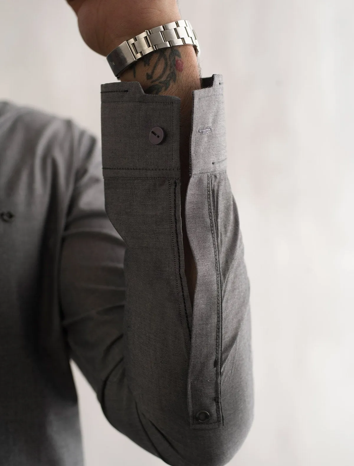 MEDIUM GREY KAMEEZ SHALWAR
