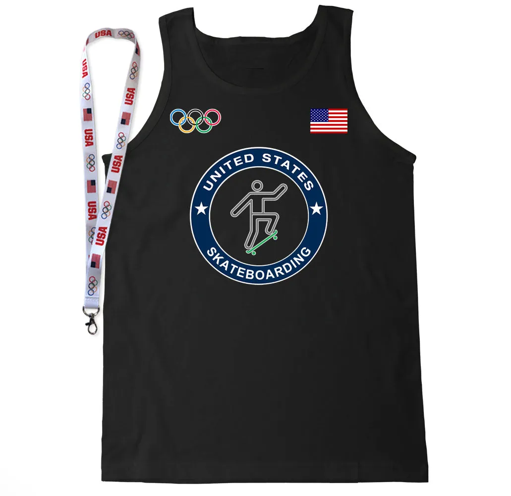 Men's Skateboarding Tank Top