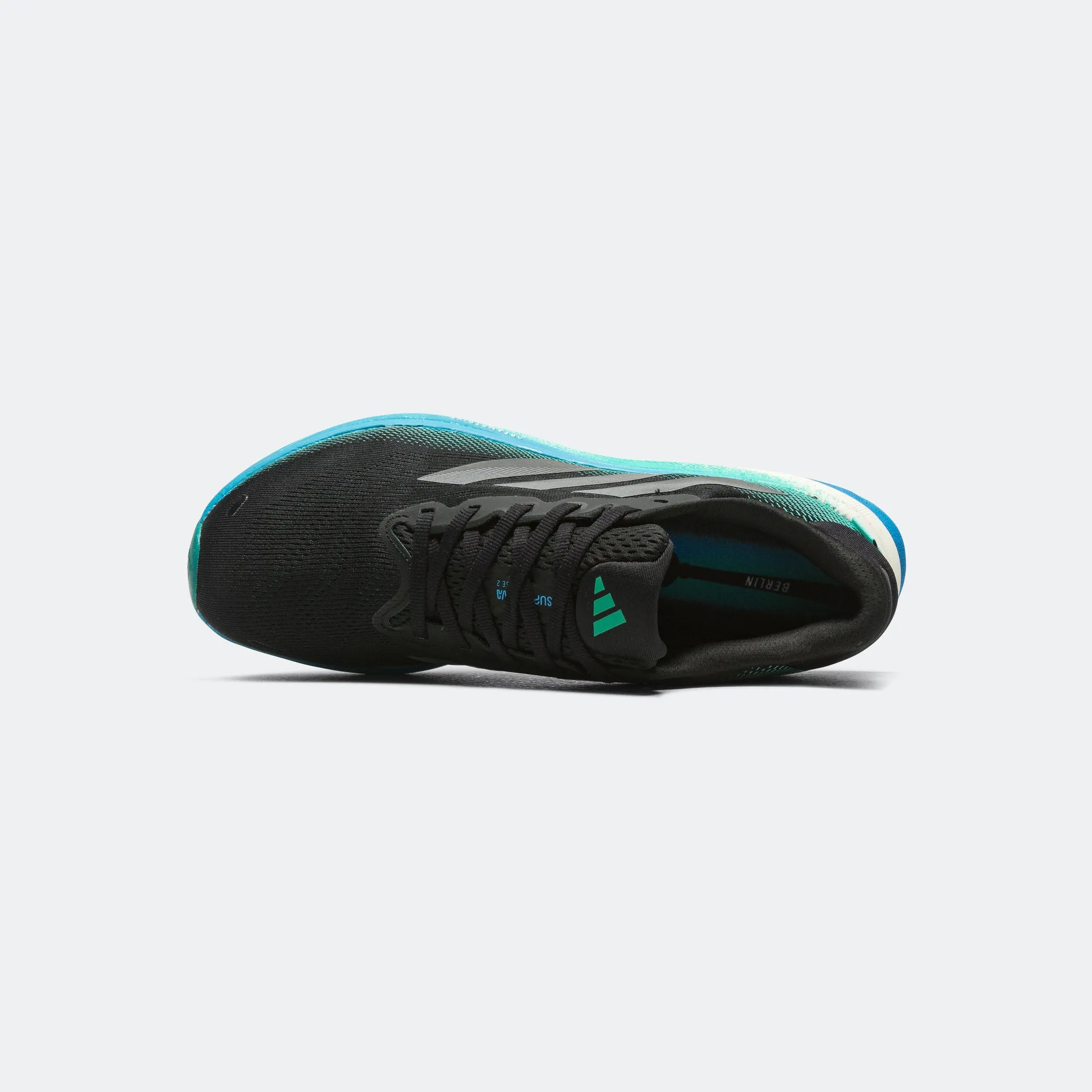 Mens Supernova Rise 2 - Core Black/Iron Metallic-Glory Green