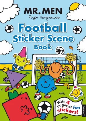 MR. MEN - FOOTBALL STICKER SCENE BOOK
