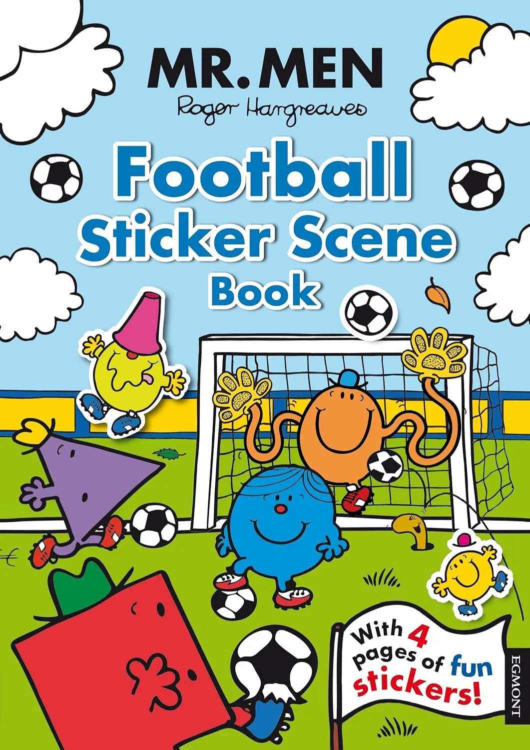 MR. MEN - FOOTBALL STICKER SCENE BOOK