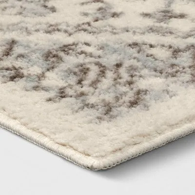 New - 2'x7' Runner Kensington Washable Persian Style Cream Rug Cream - Threshold