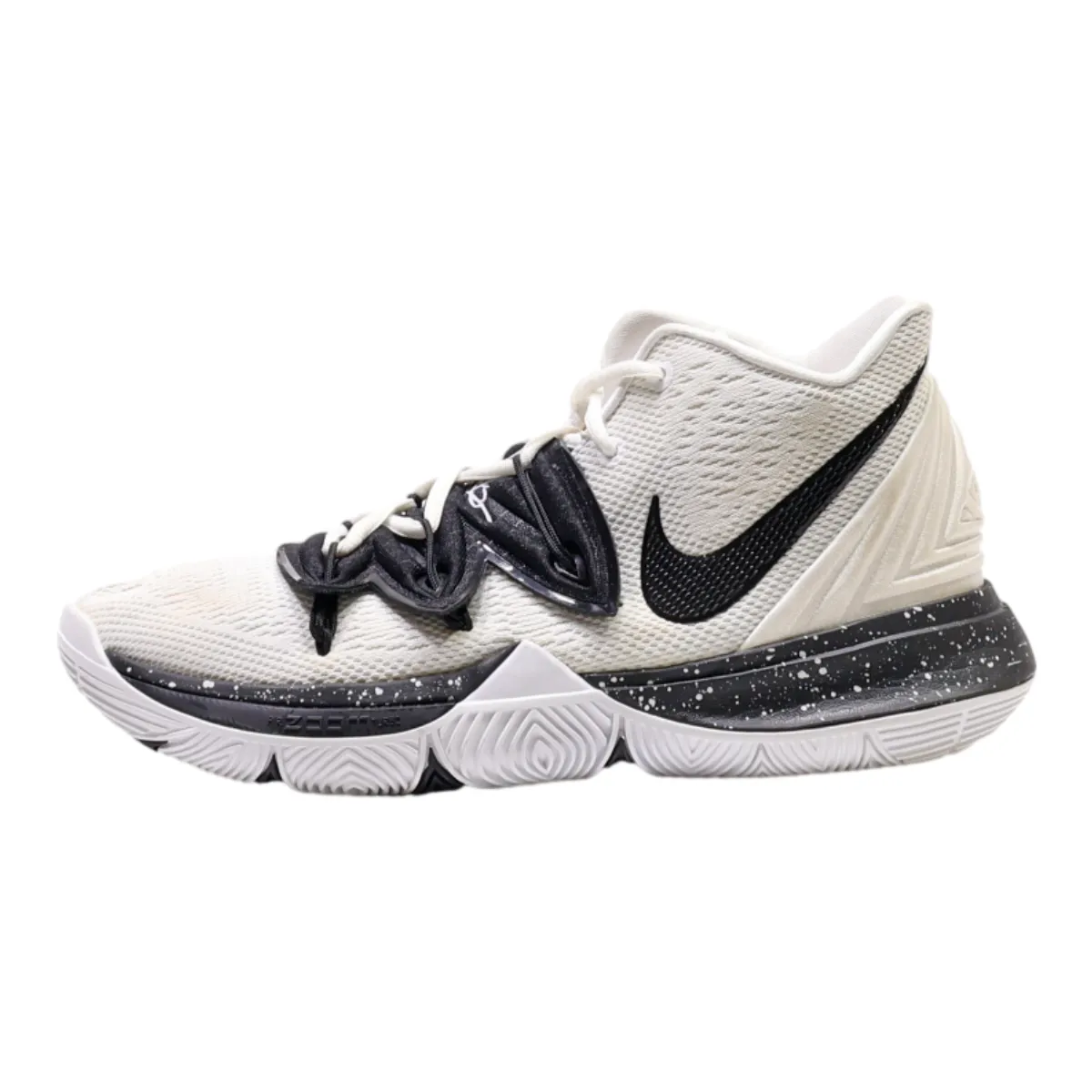 NIKE Kyrie 5 2019 High Top Trainers White Synthetic Mens UK 6.5