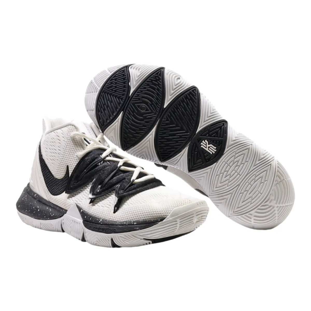 NIKE Kyrie 5 2019 High Top Trainers White Synthetic Mens UK 6.5