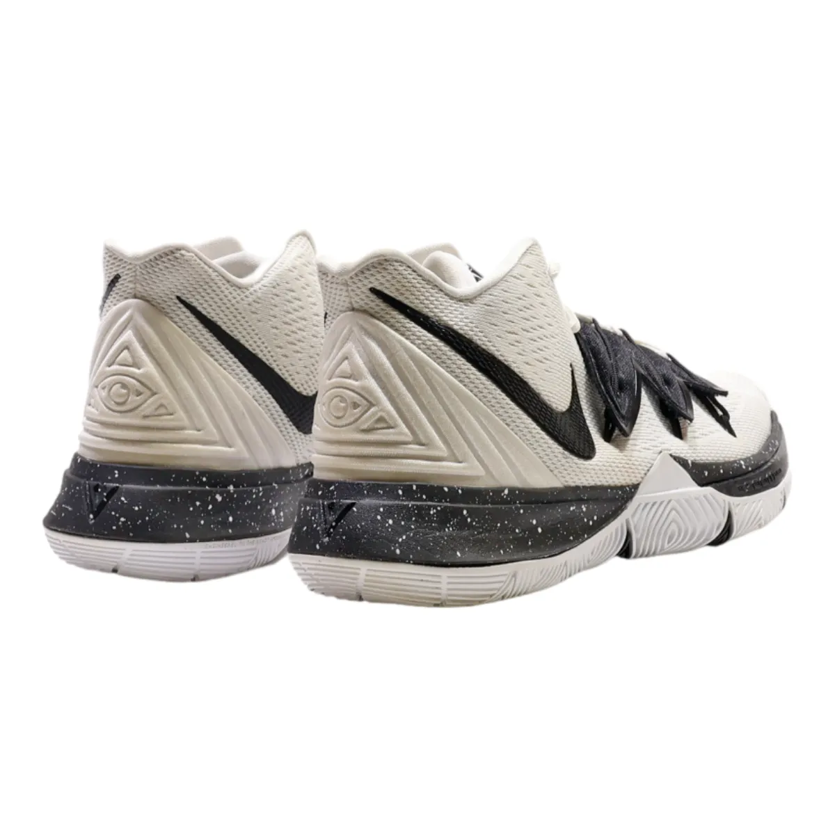 NIKE Kyrie 5 2019 High Top Trainers White Synthetic Mens UK 6.5