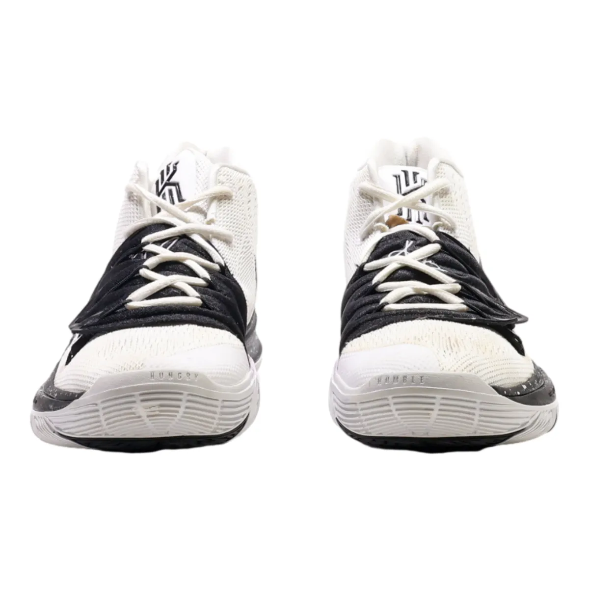 NIKE Kyrie 5 2019 High Top Trainers White Synthetic Mens UK 6.5
