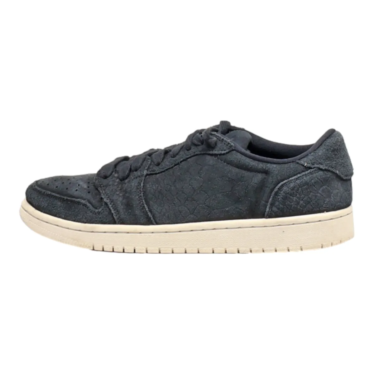 NIKE Low Top Trainers Black Synthetic Womens UK 6.5