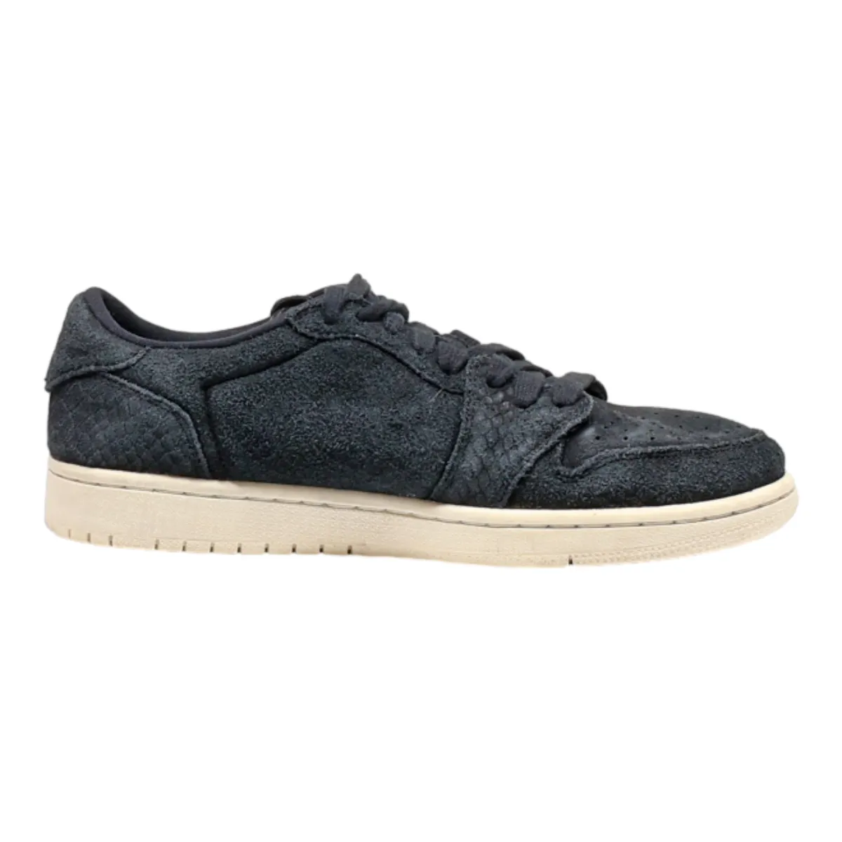 NIKE Low Top Trainers Black Synthetic Womens UK 6.5