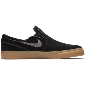 Nike SB Janoski Slip Skate Shoe - Black/Gun Smoke - Gum Light Brown